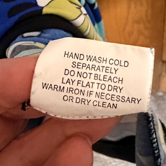 Rabbit Rabbit Rabbit Blue and Green Patterned Dress - Picture 3 of 3